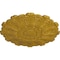 Ekena Millwork Durham Ceiling Medallion (Fits Canopies up to 4 1/4"), Hand-Painted Pharaohs Gold, 31"OD x 1 1/2"P CM31DUPGS - alternate 3